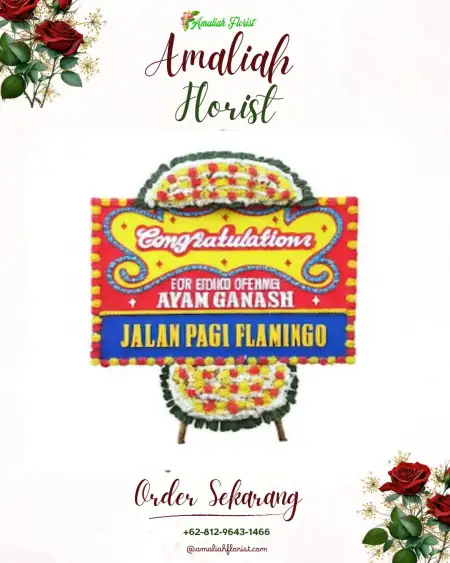 Sewa Papan Bunga Genting Kalianak